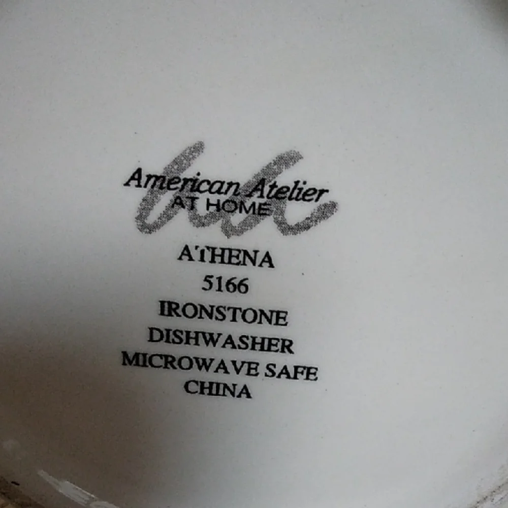 American Atelier Athena Ironstone Dish - Picture 2 of 9